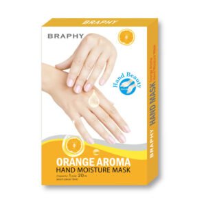 Glove-shape Orange Aroma Hand Moisture Mask