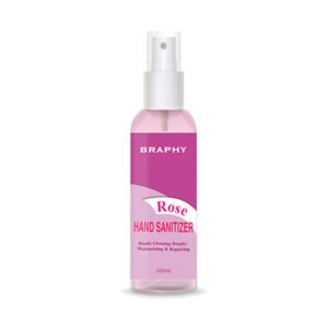 Rose Aroma Hand Sanitizers Spray (100ml)