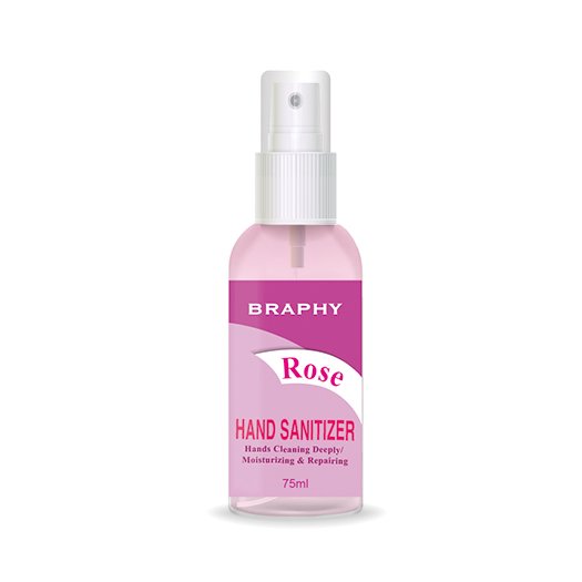 Rose Aroma Hand Sanitizers Spray (75ml)
